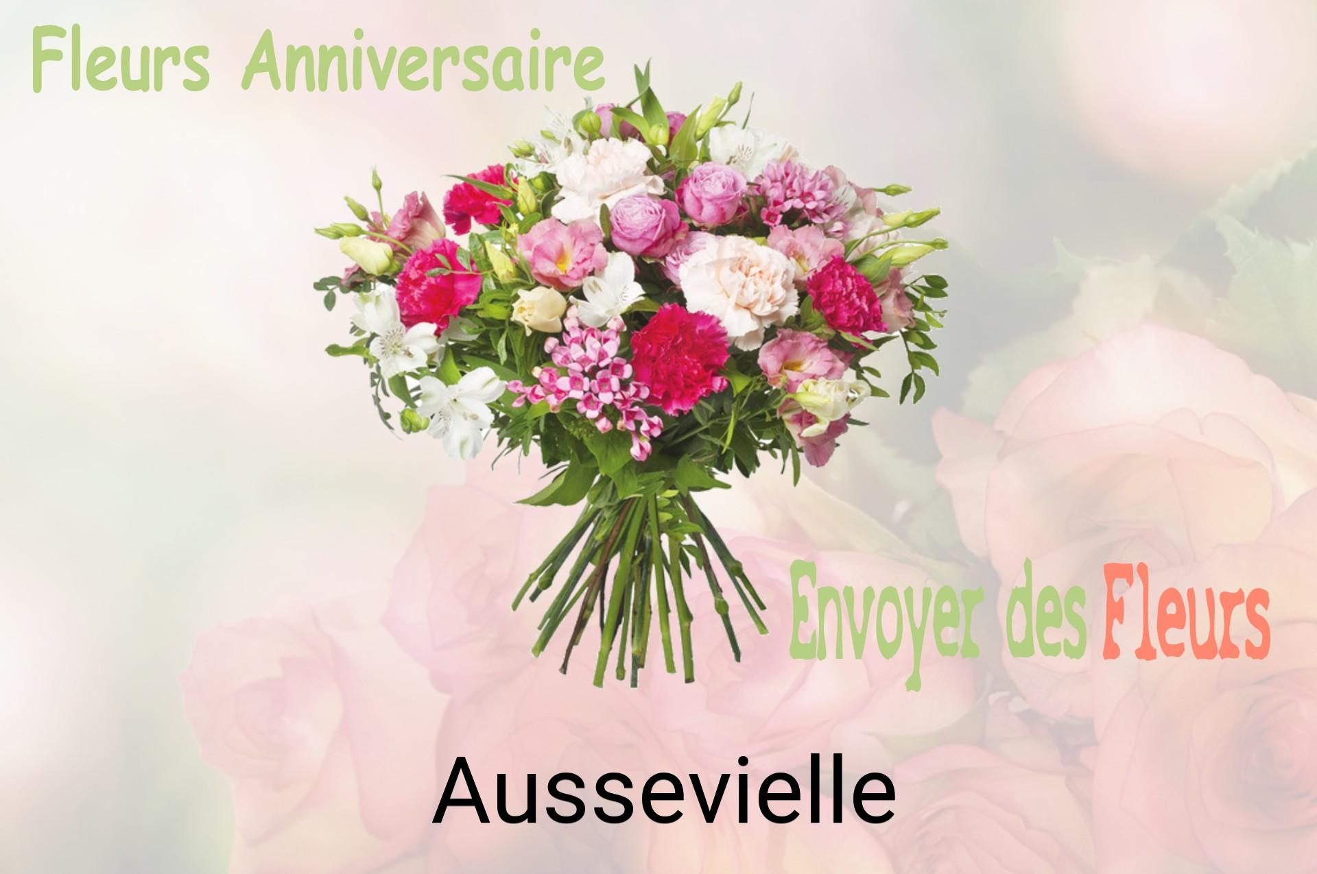 Bouquet de fleurs d’anniversaire livré à Aussevielle